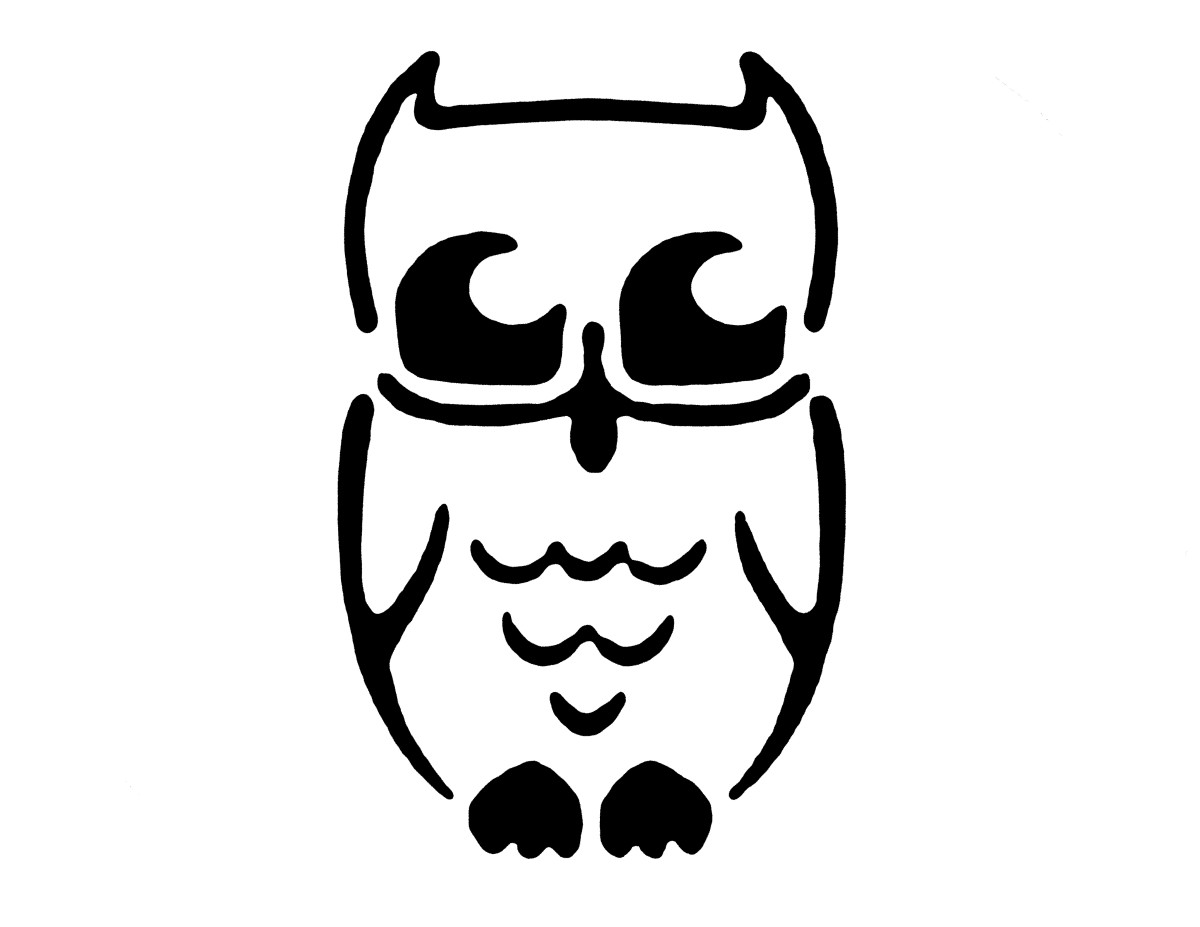 Owl Pumpkin Carving Template