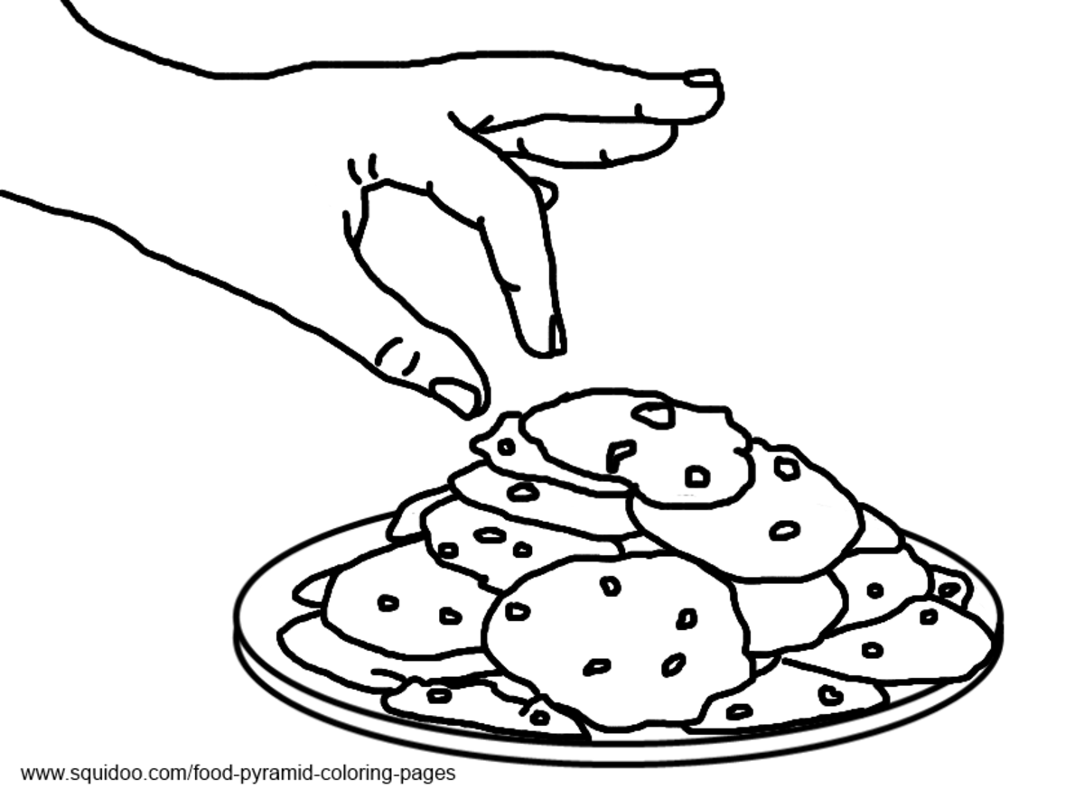 junk food coloring pages