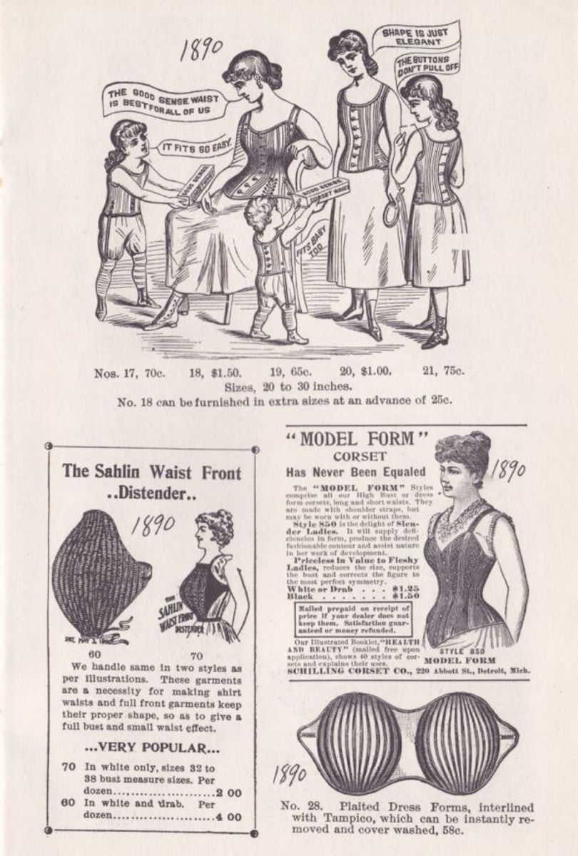 VICTORIAN CORSETS AND FOUNDATIONS