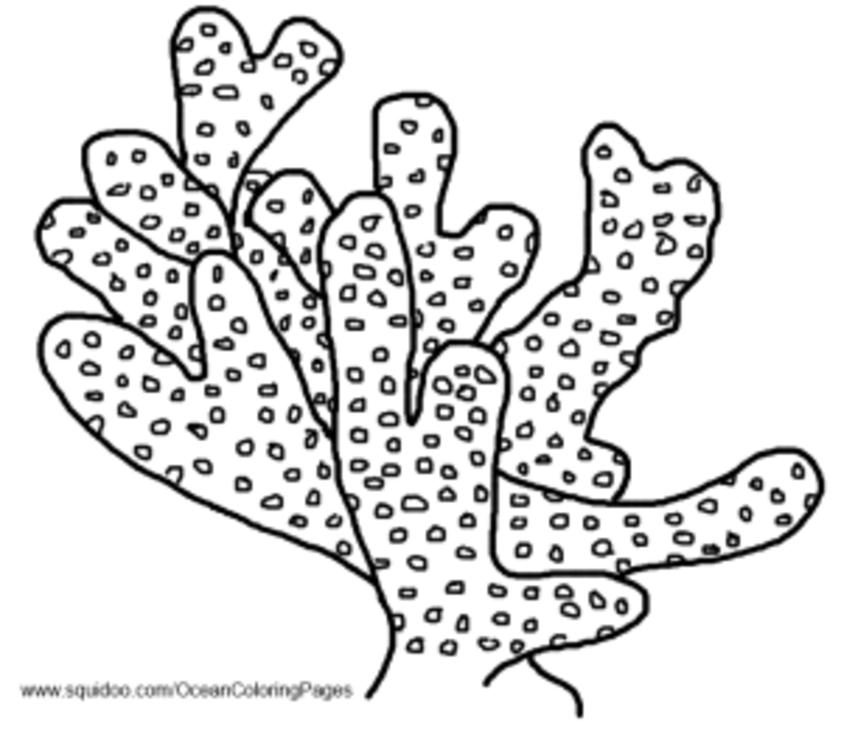 coral coloring pages