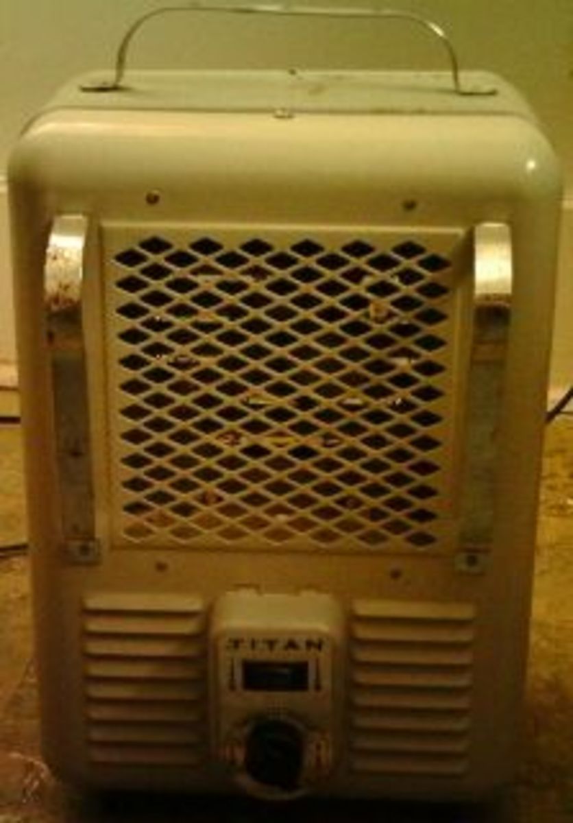 Milk House Utility Heater, Metal Grey