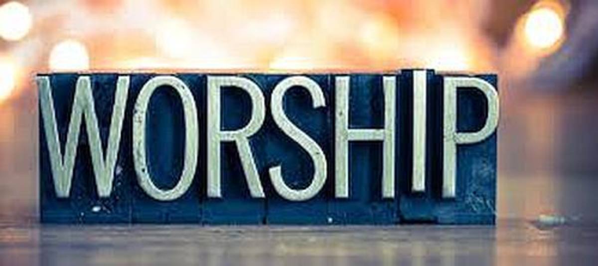 Those who worship God should worship Him in Spirit and Truth.