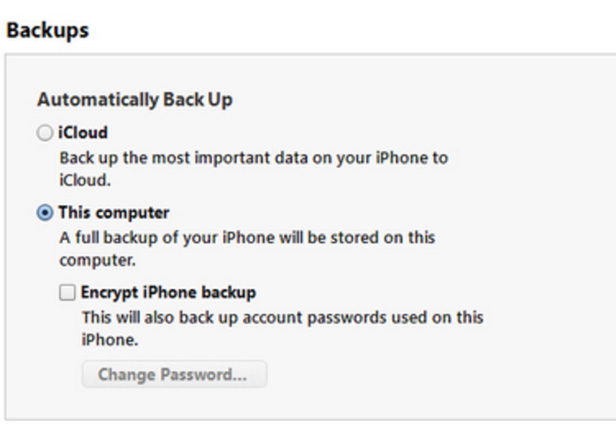 How data is backed up in your iPhone?
