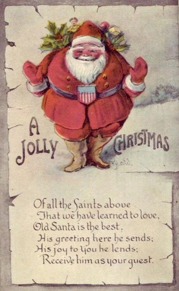 Jolly Stylized Santa