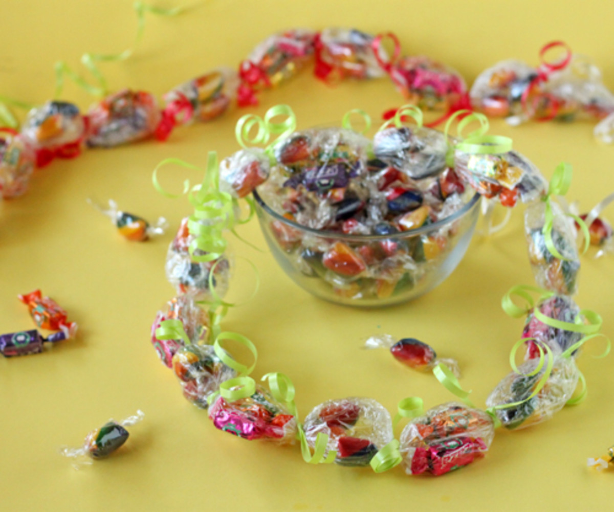 A candy lei is a sweet treat that you can wear!!