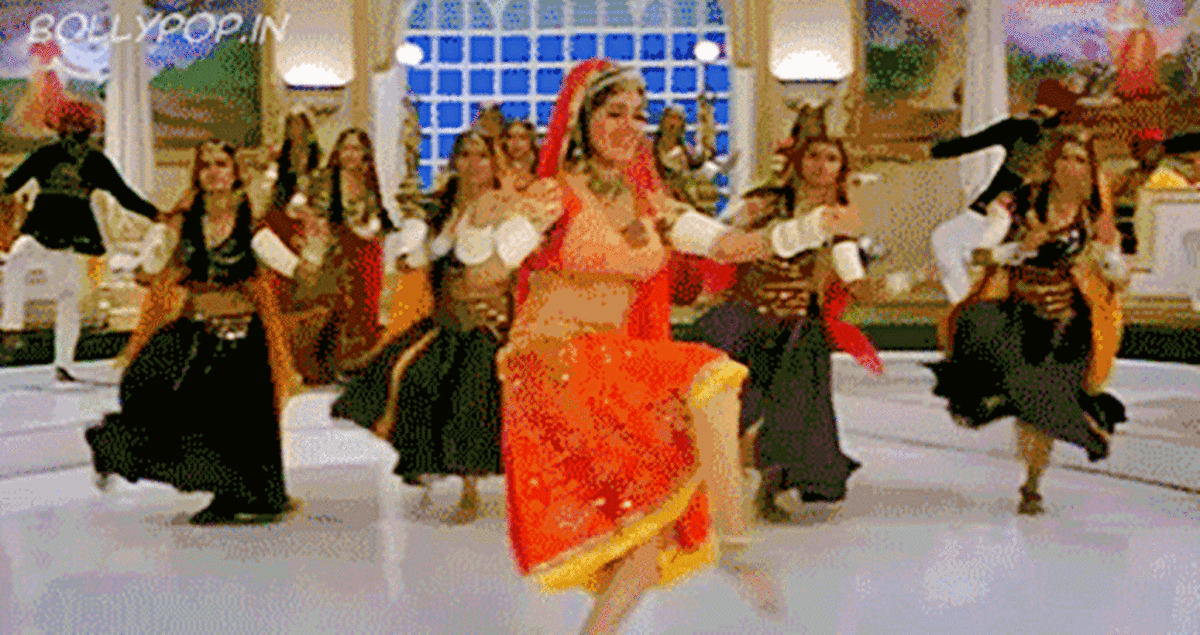 Madhuri Dixit in Khalnayak - She has been an actor dancer par excellence