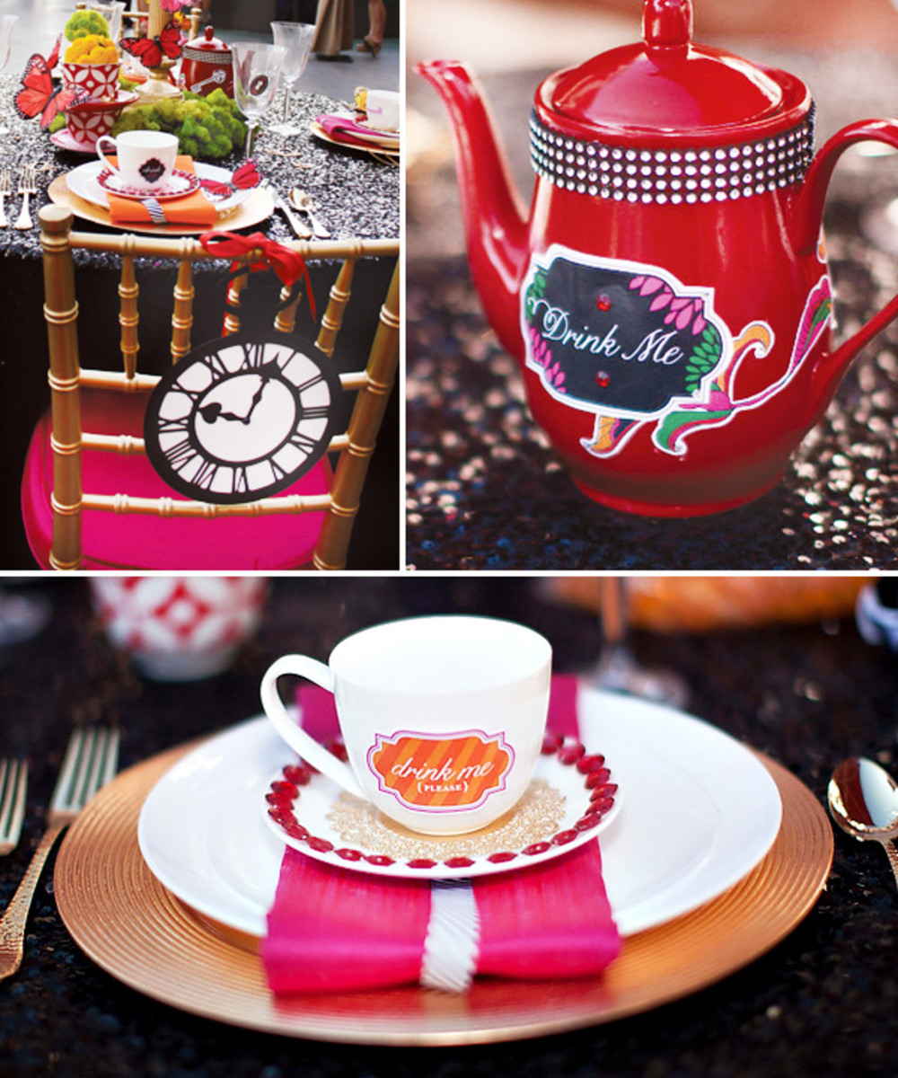 teaparty #diyaliceinwonderland #aliceinwonderland #diy #party #center