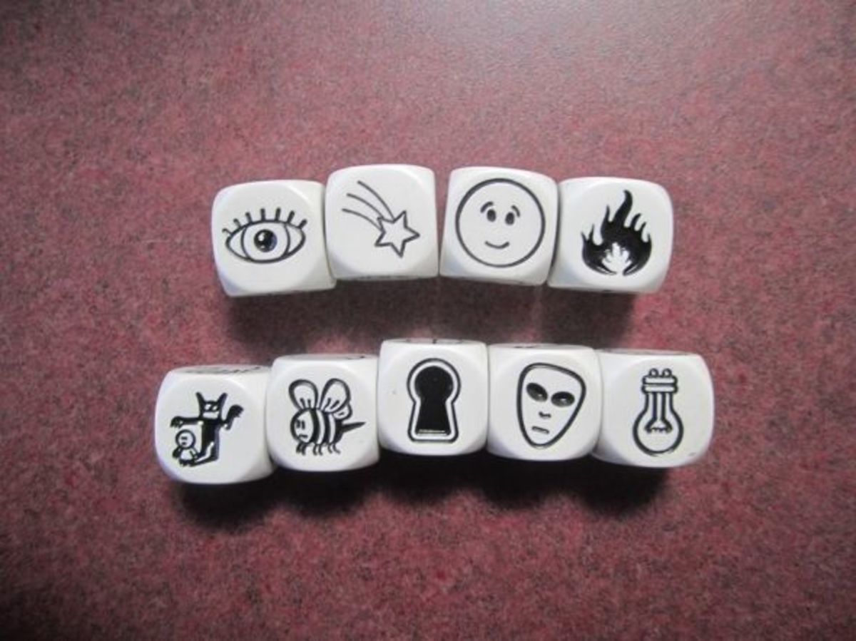 Rory's Story Cubes rolled