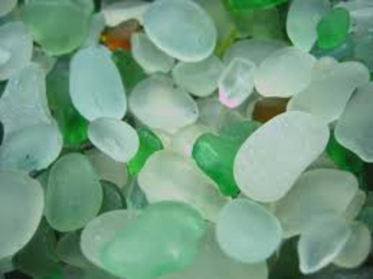 This type of "sea glass" is referred to as "Mermaid's Tears."