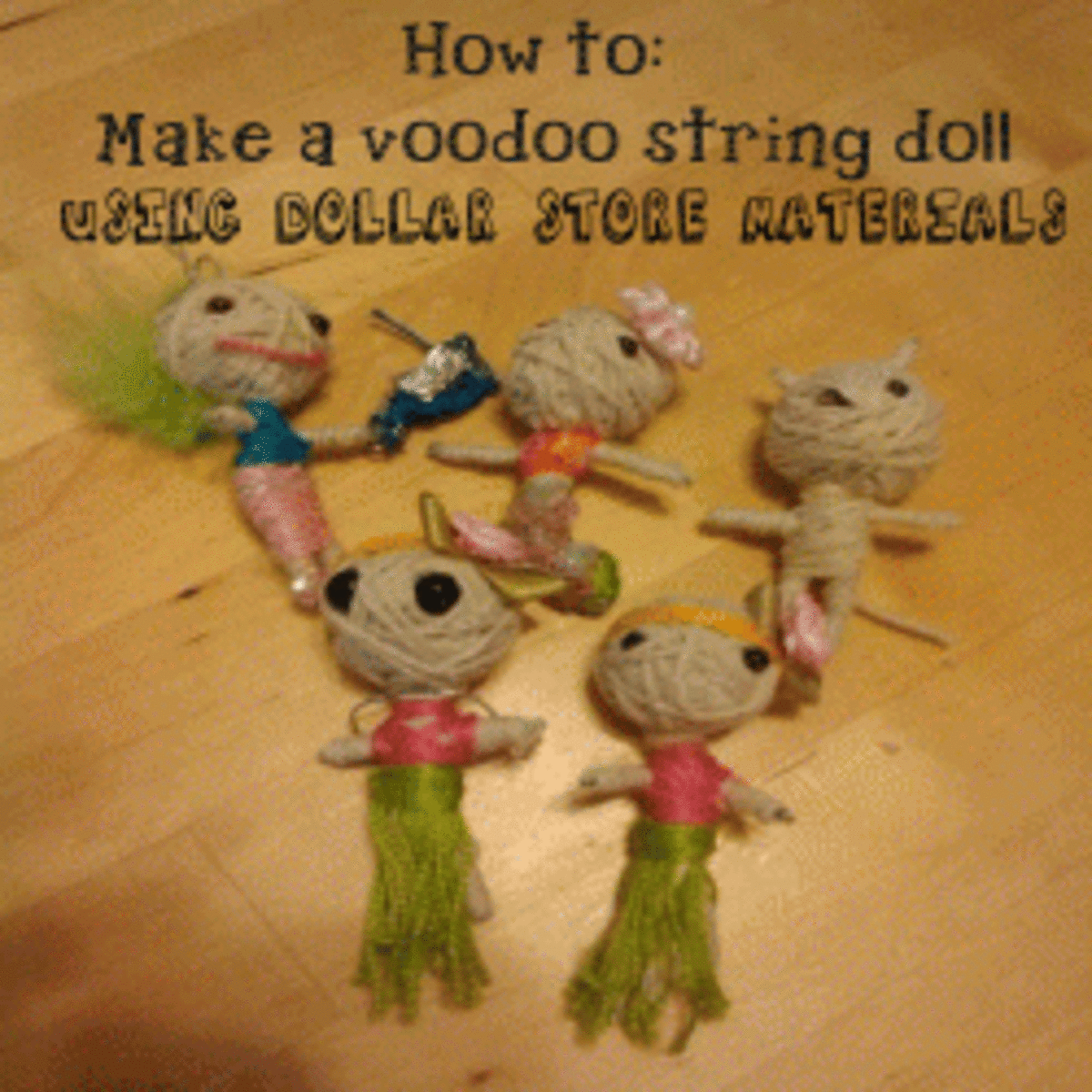 How To: Make A Voodoo String Doll Using Dollar Store Materials