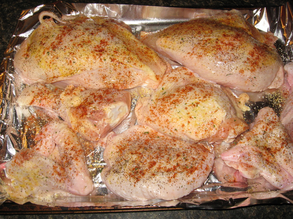 Chicken rubs add lots of flavor!