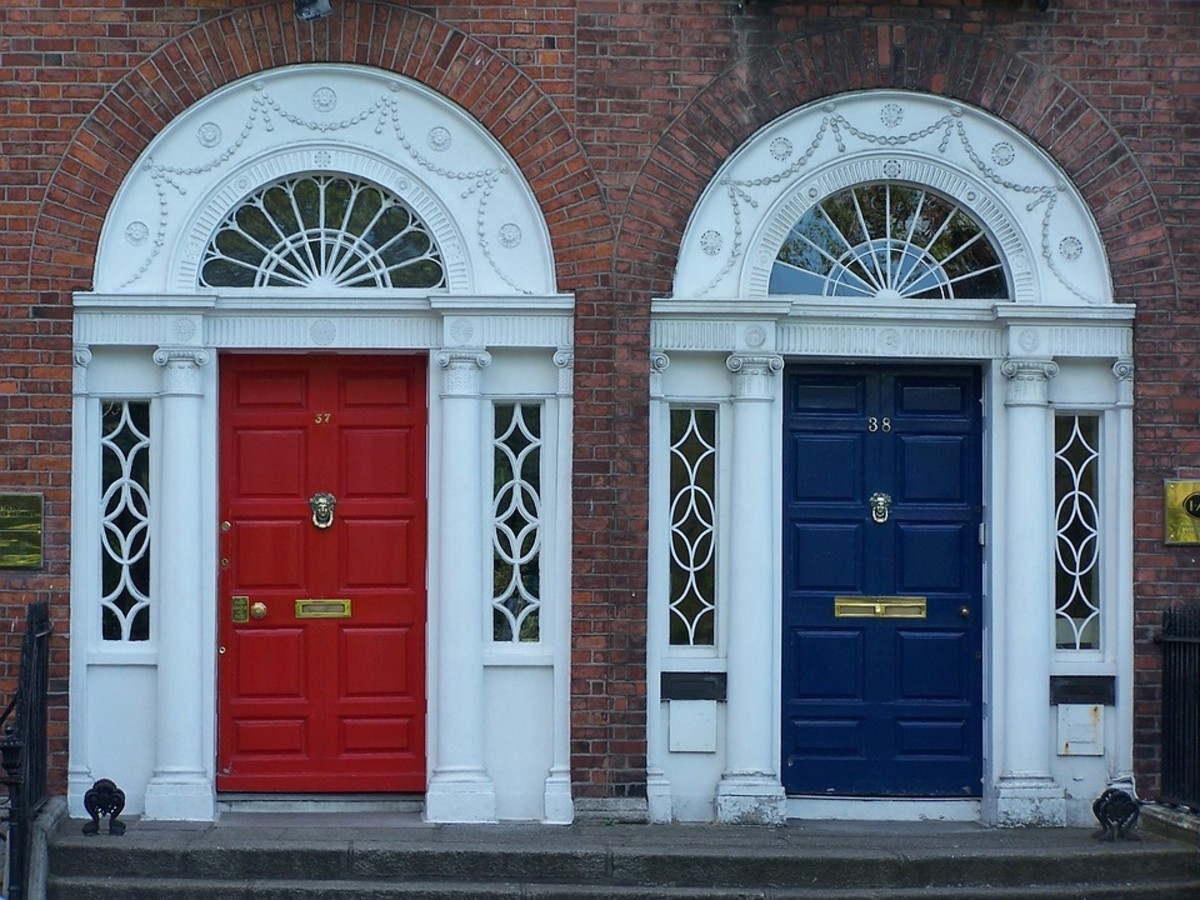 Give your front door a peppy look with a bright shiny coat of paint.