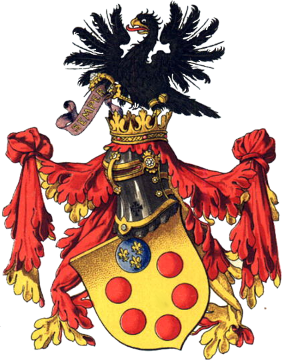 The de' Medici coat of arms.
