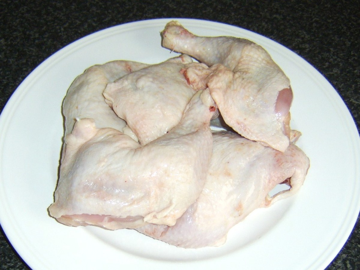 Whole chicken leg portions
