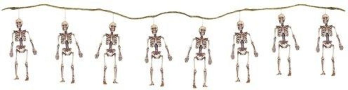 Scary Skeleton Decorations for Halloween or Year-Round Fun