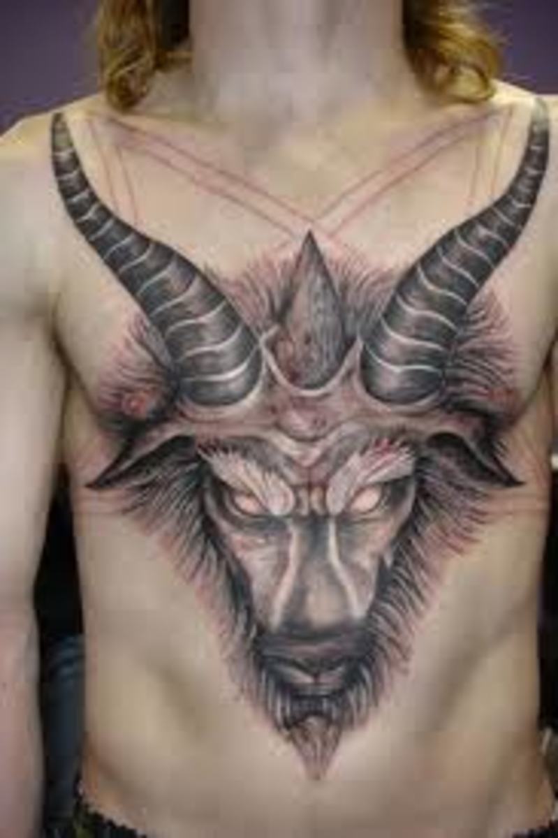Goat Tattoos And Designs-Goat Tattoo Meanings-Goat Tattoo Gallery