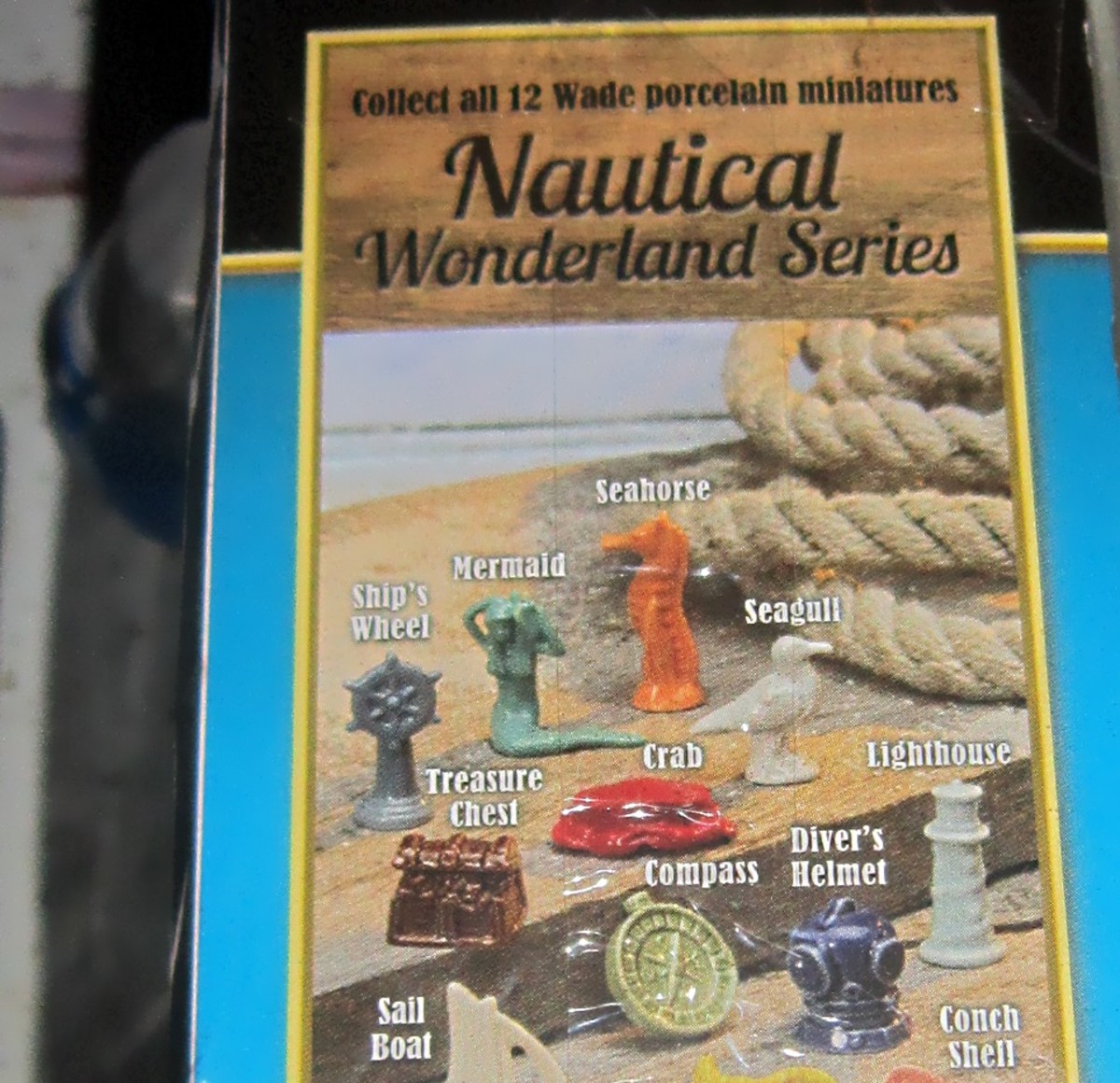 Wade's "Nautical Wonderland Series", pictured on the Red Rose tea box.