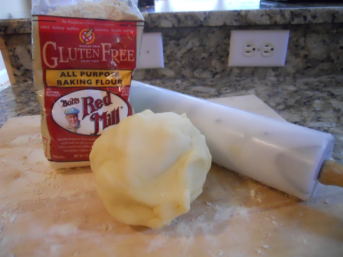 Use gluten free flour on your rolling board