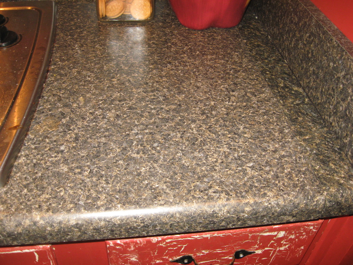 our granite-like counter tops