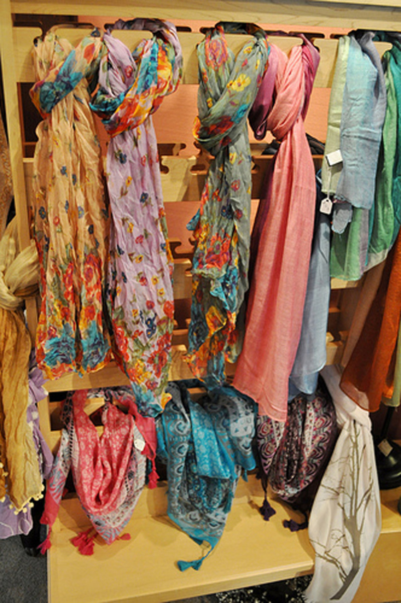 Here's a collection of beautiful summer scarves for teens.