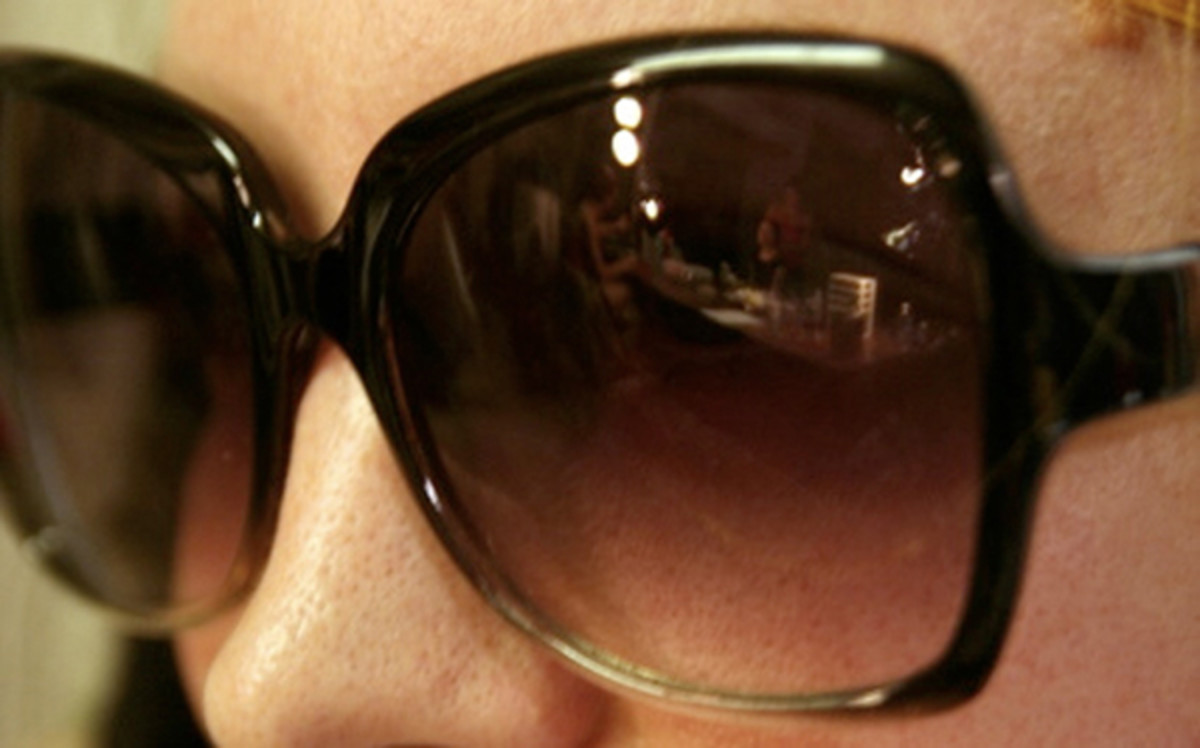 Sunglasses are the ultimate accessory -- the bigger the better!