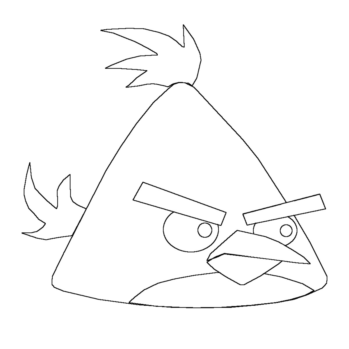 How to draw Red Bird from Angry Bird | Step by step Drawing tutorials