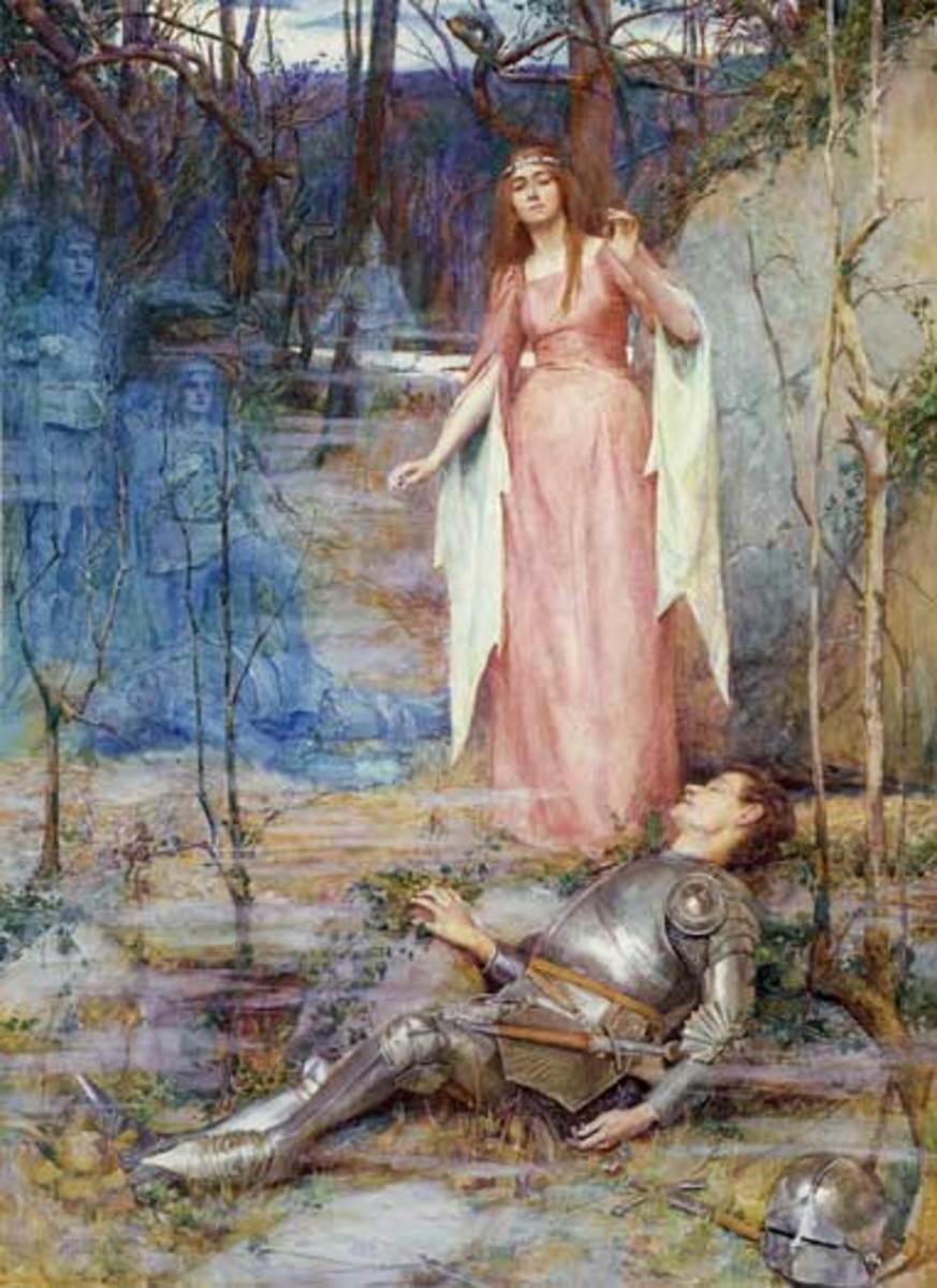 “La Belle Dame Sans Merci Thee Hath in Thrall” - Henry Meynell Rheam’s Painting