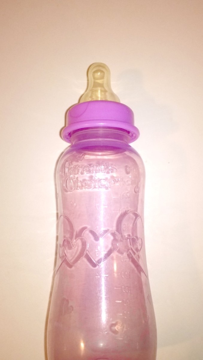 History of common baby items--the baby bottle. 