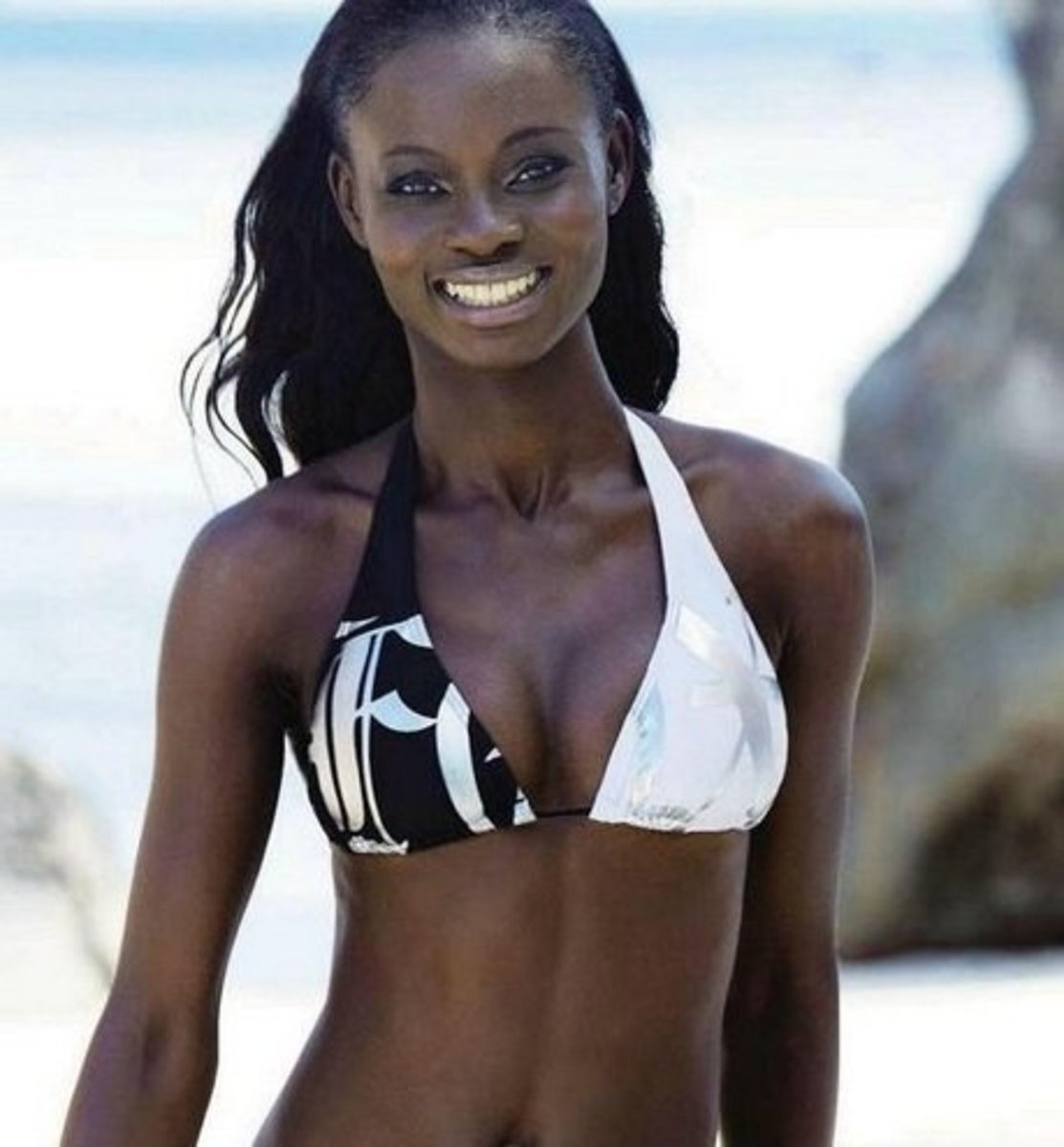 Adeola Ariyo. Dark skin black women celebrities.