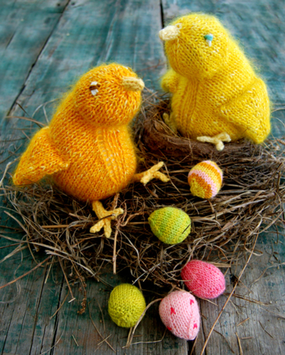 Fuzzy Easter Chicks