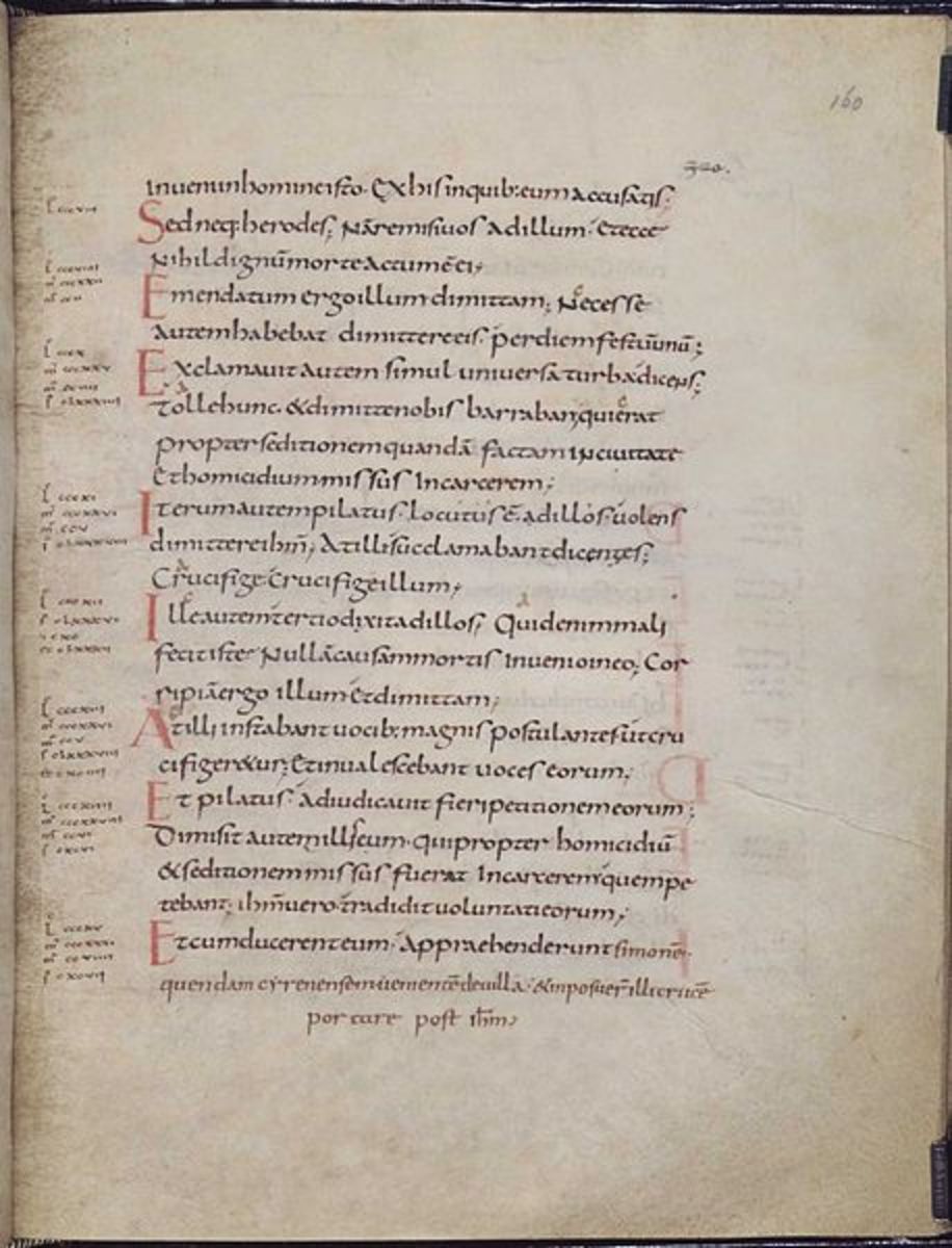 Carolingian minuscule which introduced lower case letters into writing for the first time.