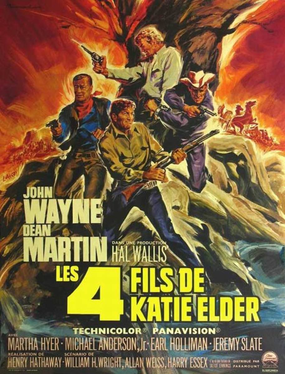 The Sons of Katie Elder (1965) French poster