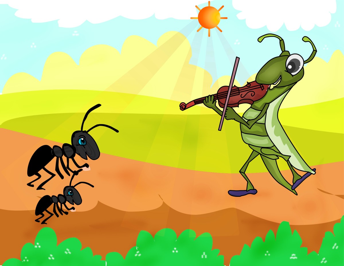 The Ant And The Grasshopper Story Telling For Kids HubPages
