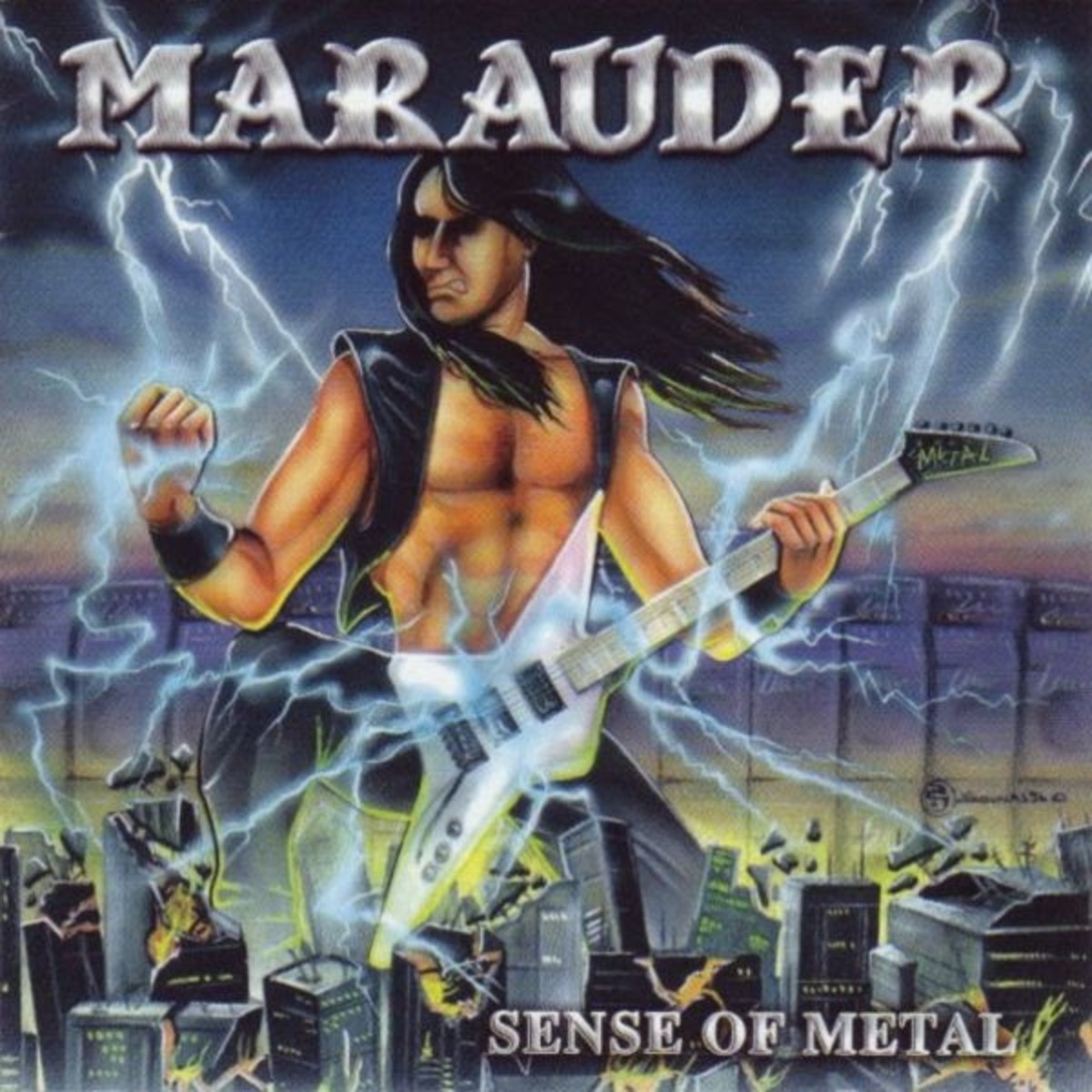 Marauder, SENSE OF METAL -released in 1997? It would've already looked horribly dated in 1987!!
