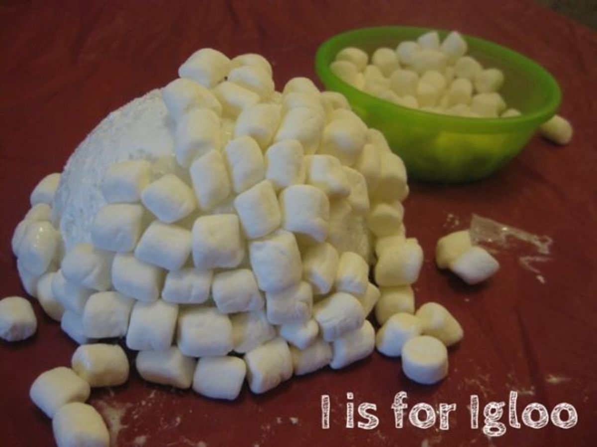 alphabet activites for kids i is for igloo