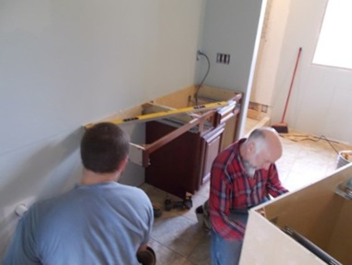  installing cabinets