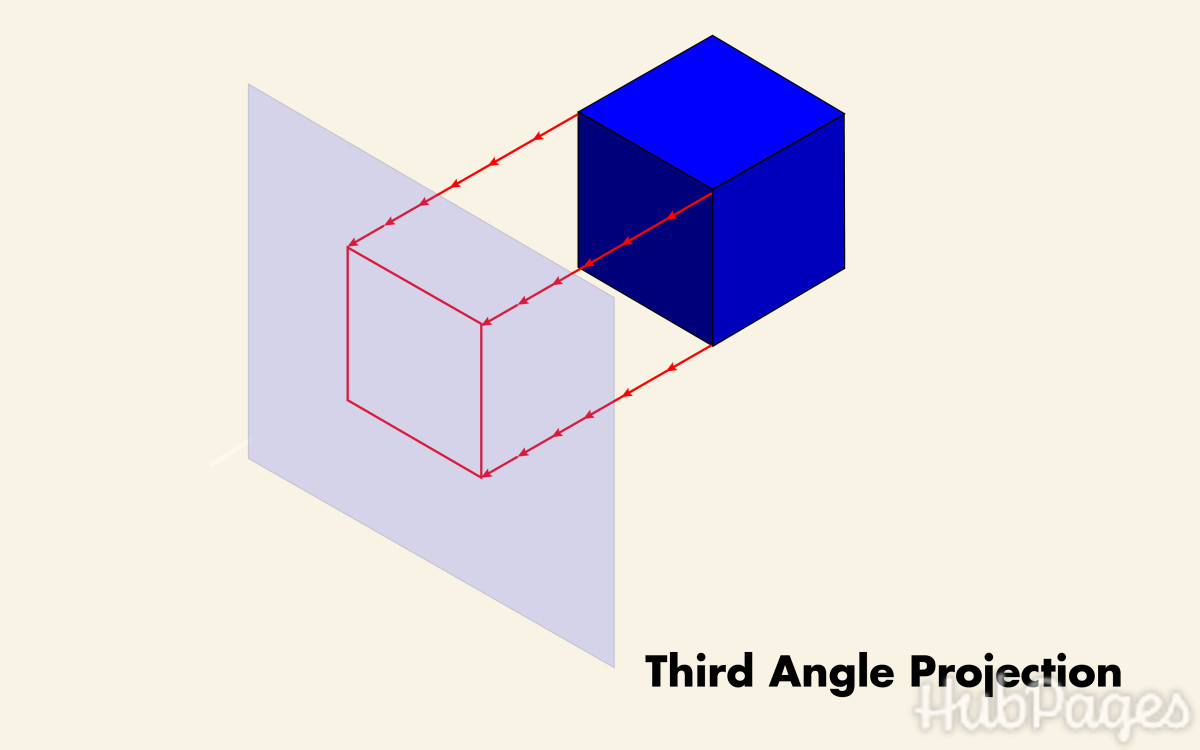 Third angle projection exercises 9 part 1 - YouTube
