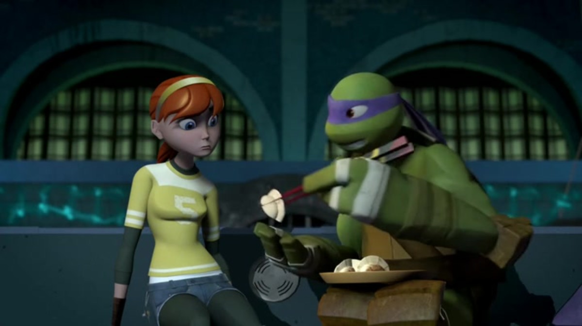 April and Donatello