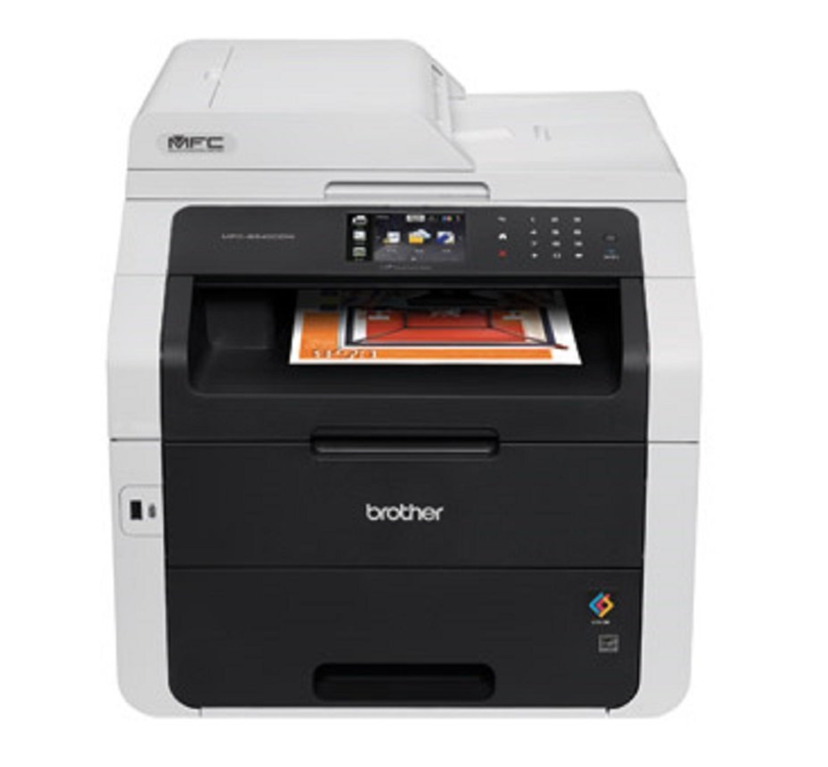Brother all in one wireless color printer (model no. MFC9340CDW)