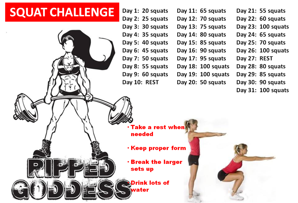 Squat Challenge Posters - HubPages