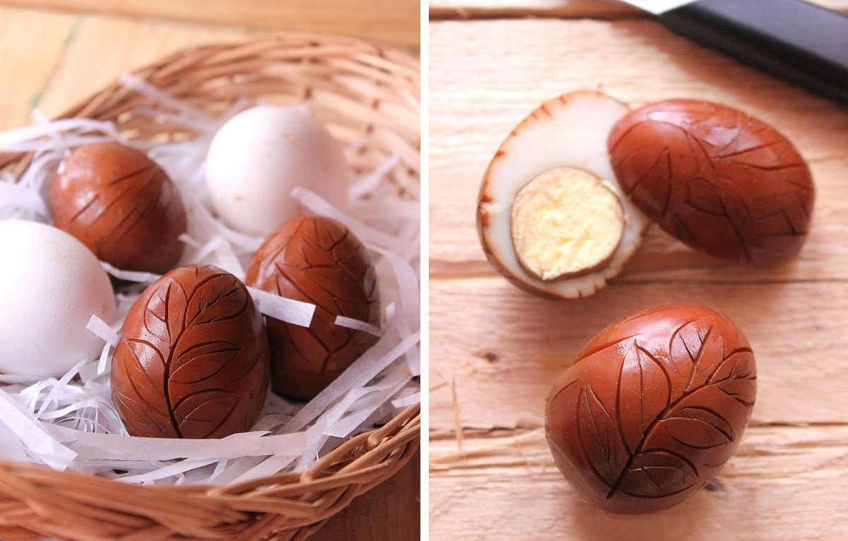 Carved Easter Eggs 