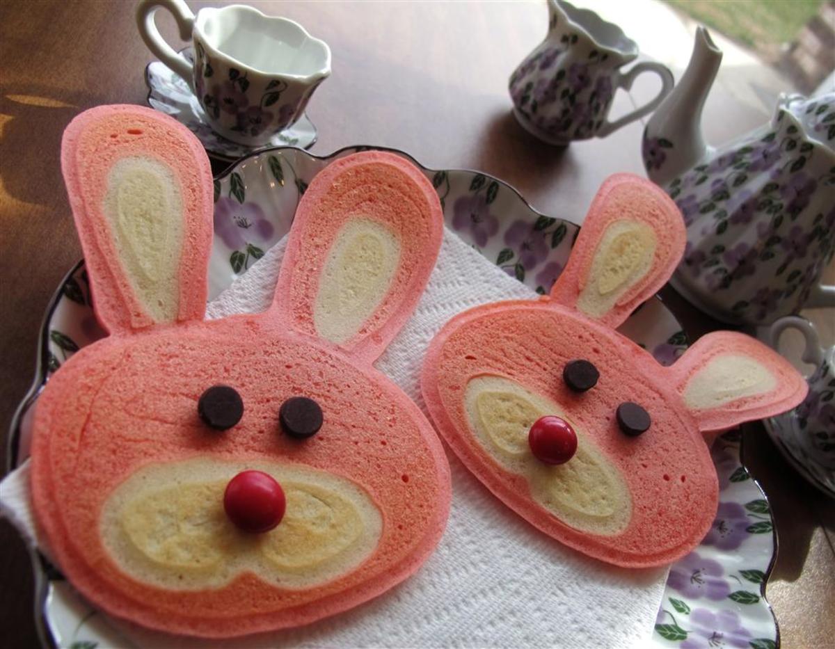 Easter Bunny Pancakes 
