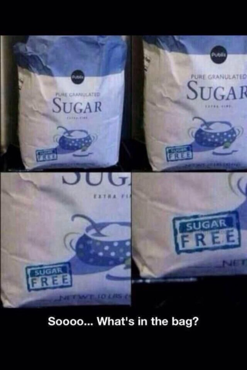 So if it is "sugar free," what is in that package?