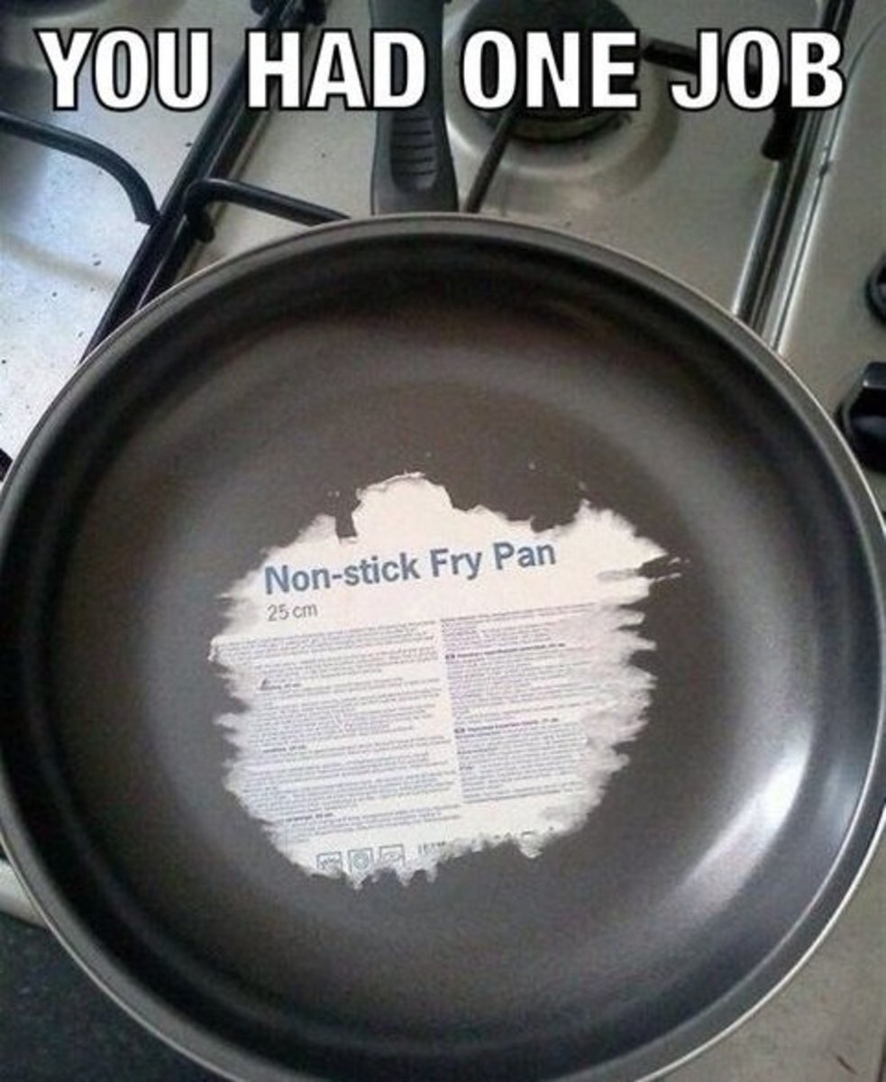 Oh yes, I can surely see how non-stick it is.