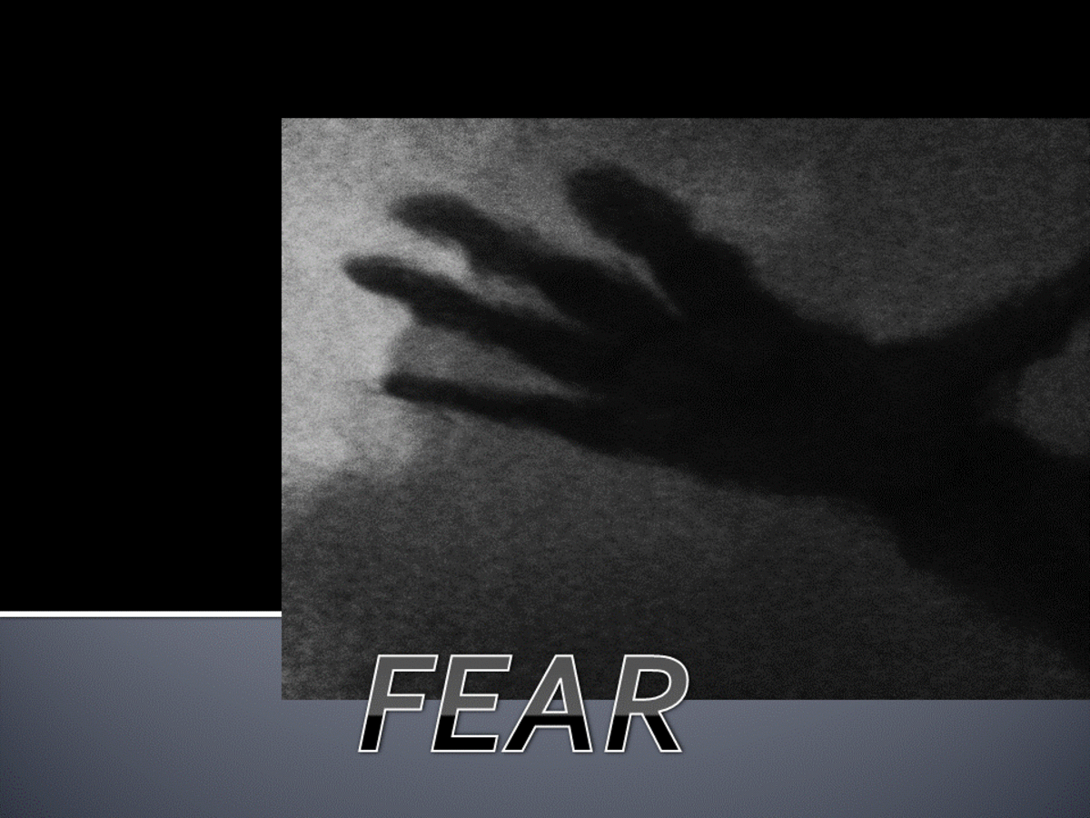 The shadow of fear has a long reach in the minds of youth today. 