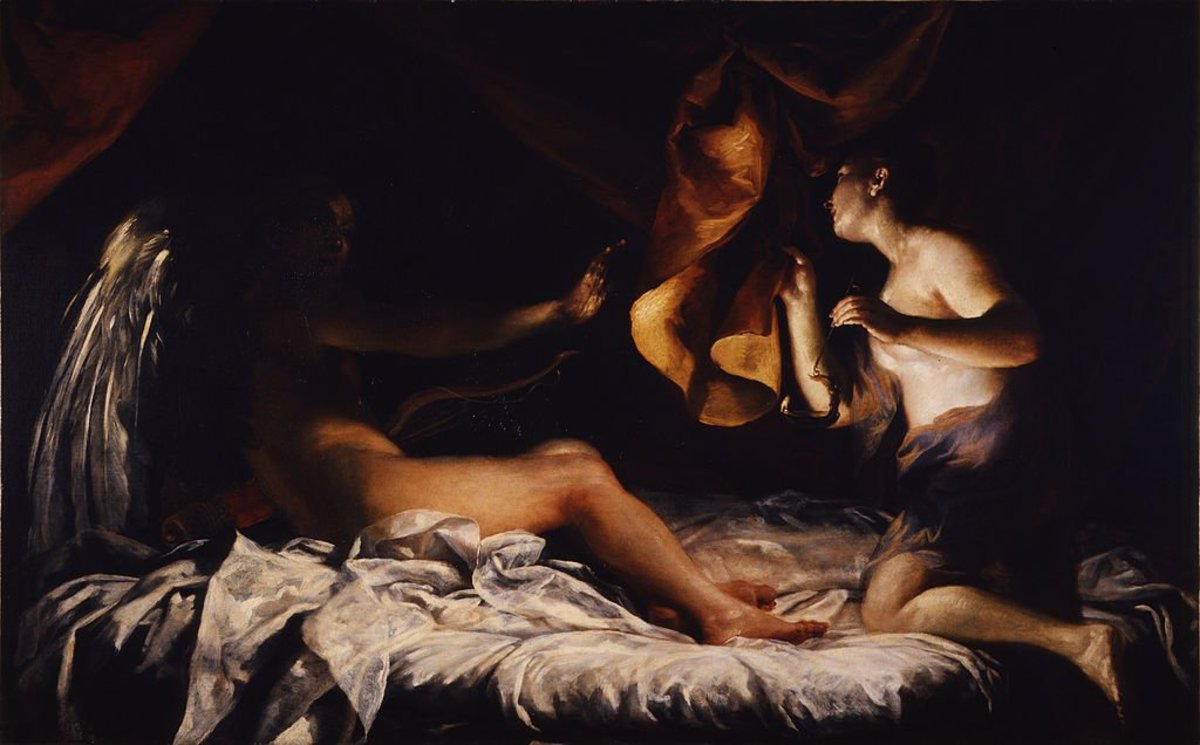 Amore e Psiche (1707â€“09) by Giuseppe Cresp