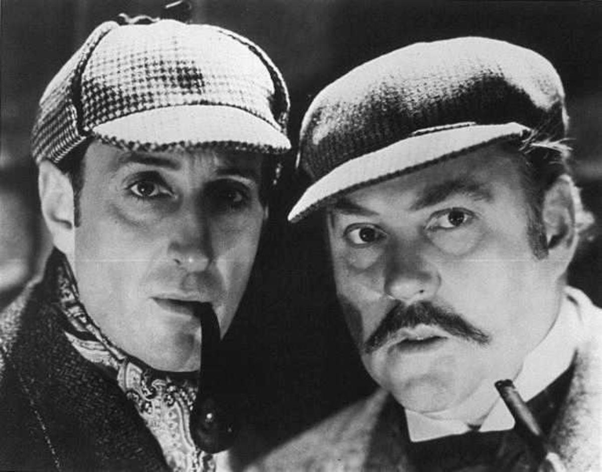 Basil Rathbone and Nigel Bruce as Holmes and Watson