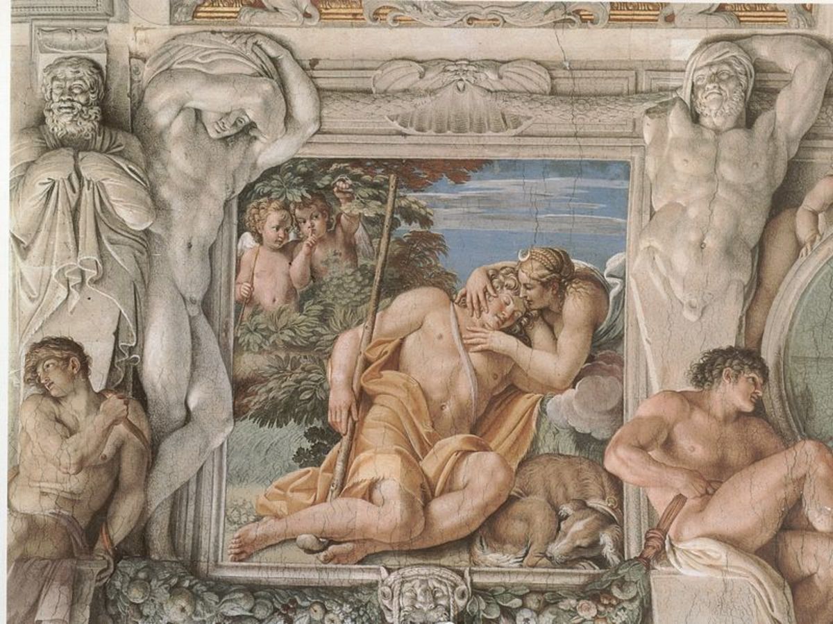 Annibale Carracci, Diana and Endymion,  Rome Palazzo Farnese