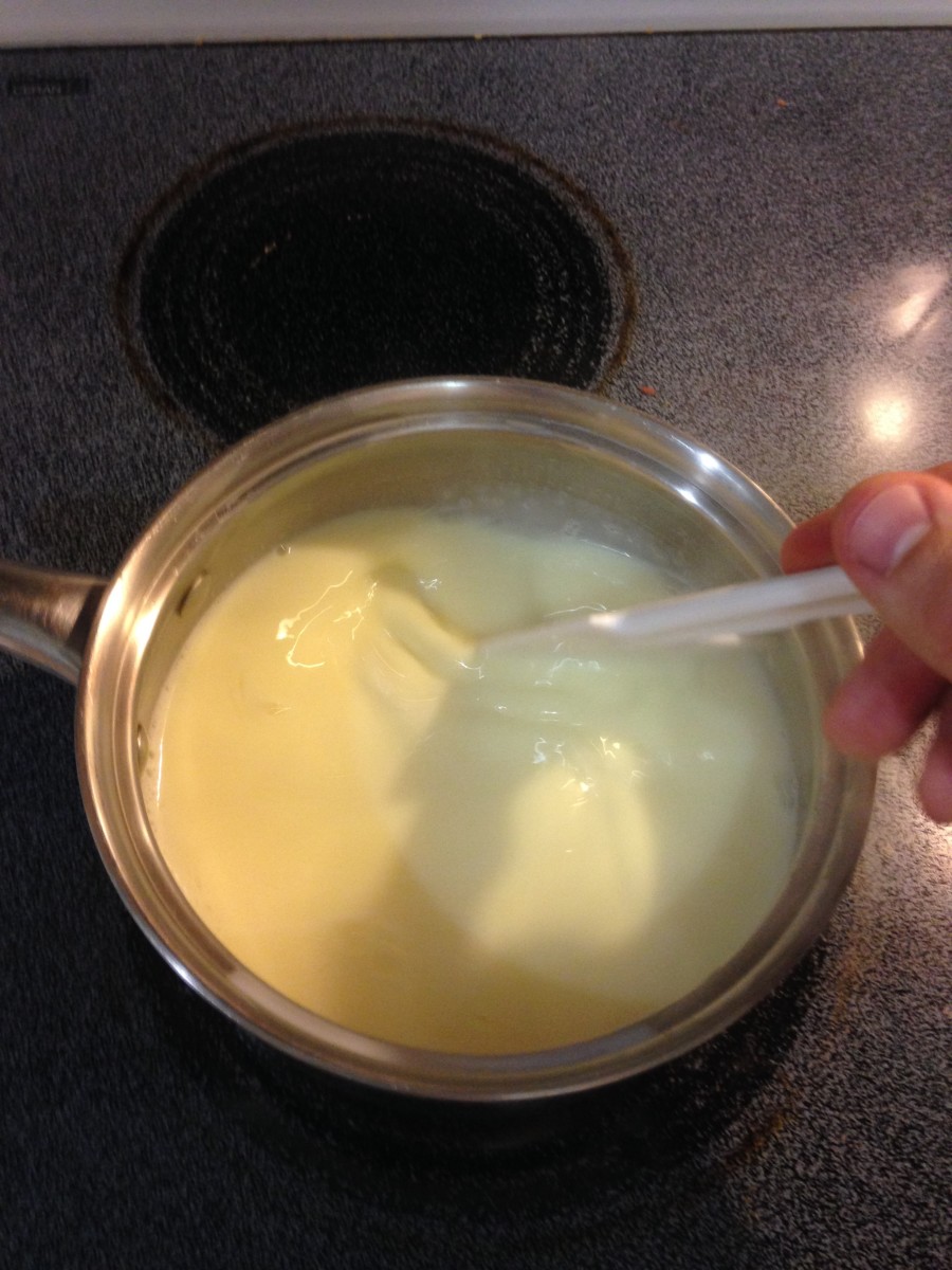 The cooking step helps the pudding thicken