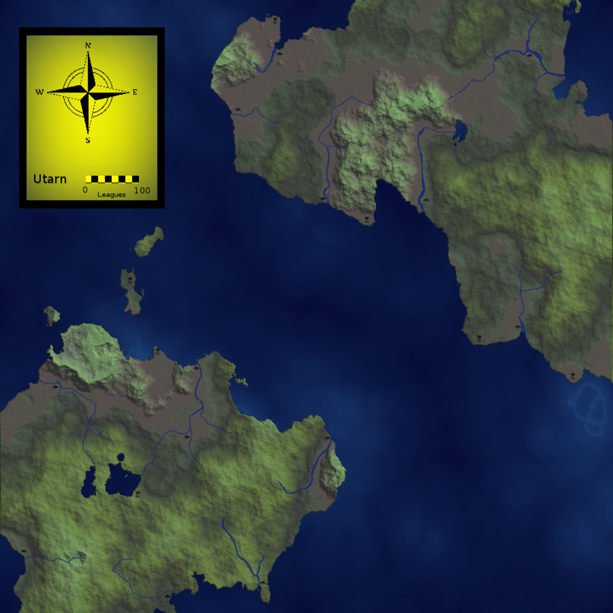 Creating Fantasy Maps for D&D with GIMP 2.8 (2.10.12)